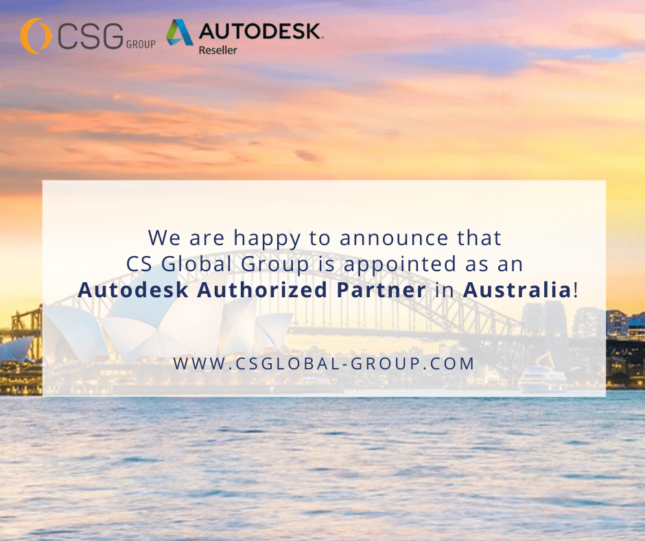 CSG Australia Appointed as Autodesk Authorized Partner - CSG Software